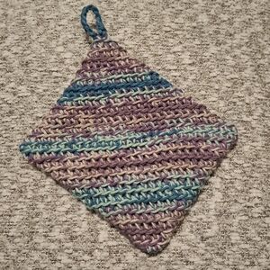 Multicolor Crochet Pot Holder